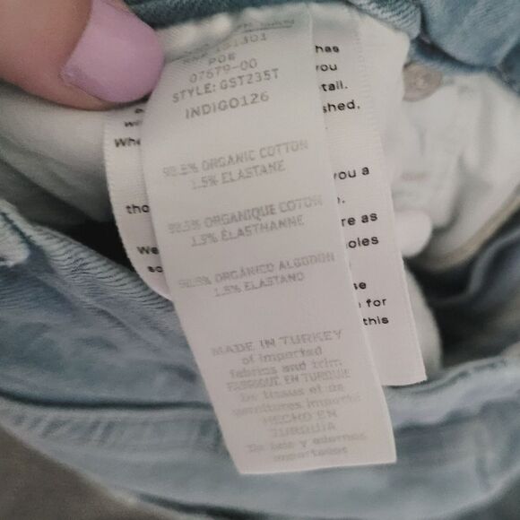 Good American Light Wash Straight Leg Jeans 12/31 - Picture 3 of 6